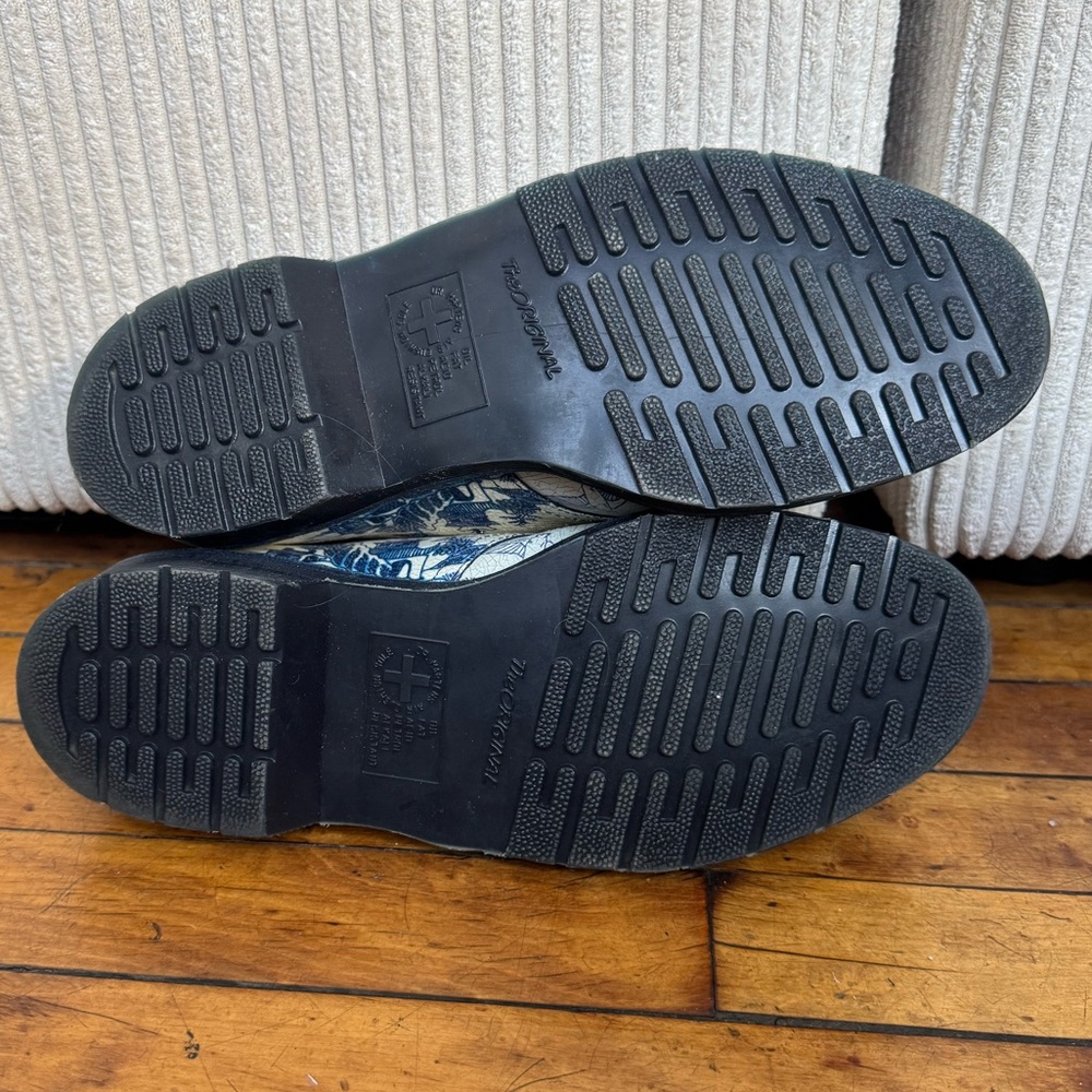 rare dr martens blue bird loafers - Picture 8 of 8